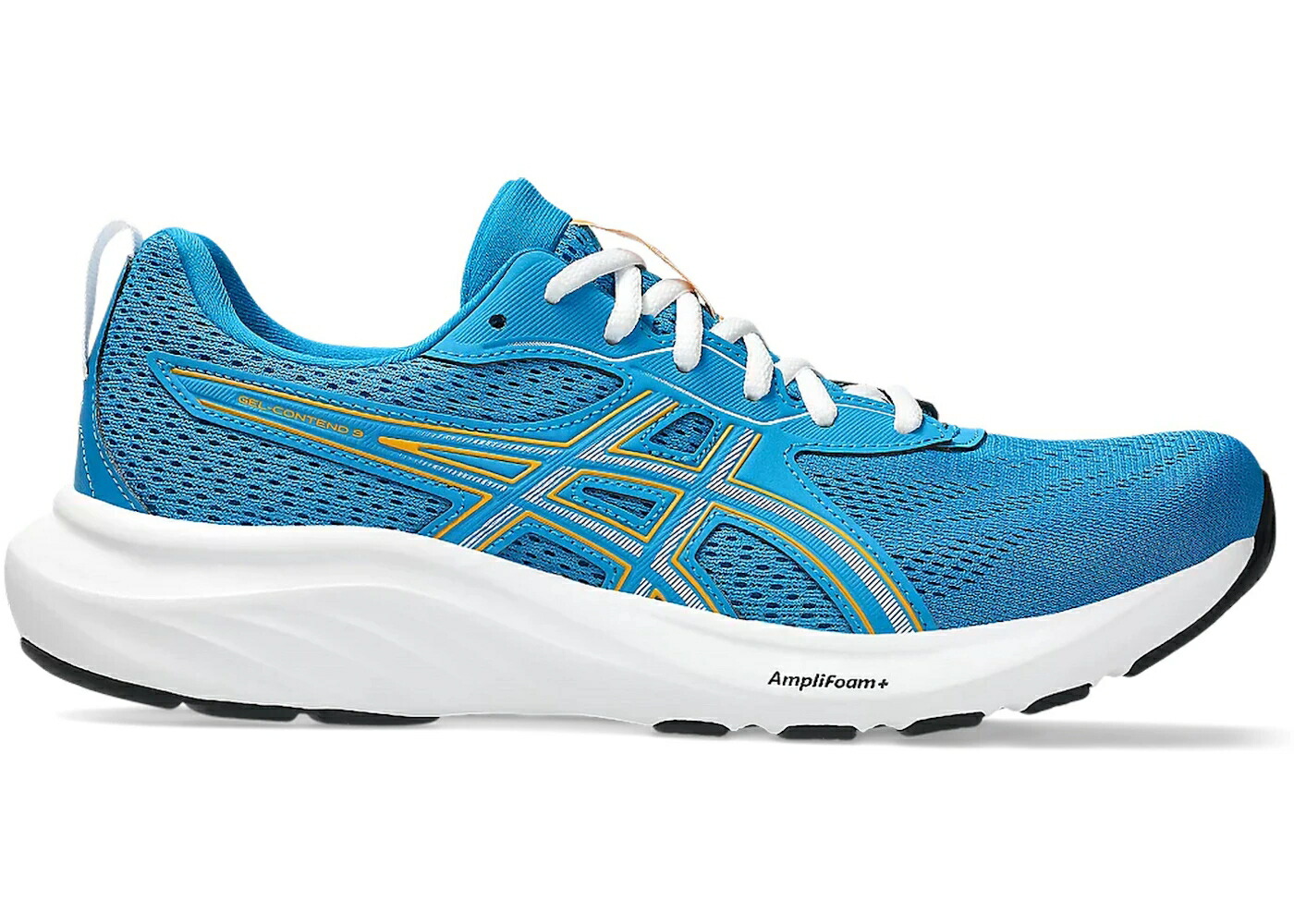 アシックス 青碧 青碧 スニーカー メンズ ASICS GEL-CONTEND 9 AEGEAN BLUE YAMABUKI / AEGEAN BLUE YAMABUKI