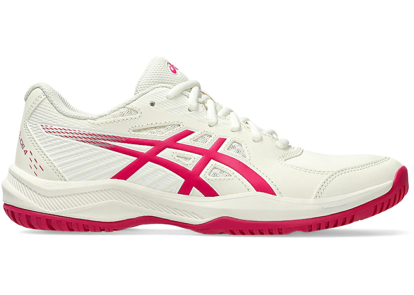 アシックス 厚地の外套 サンダル 皮膚軟化剤 サクラ色 WOMEN\u0027S スニーカー レディース ASICS COURT SLIDE 4 CREAM BRIGHT ROSE (WOMEN\u0027S) / CREAM BRIGHT ROSE