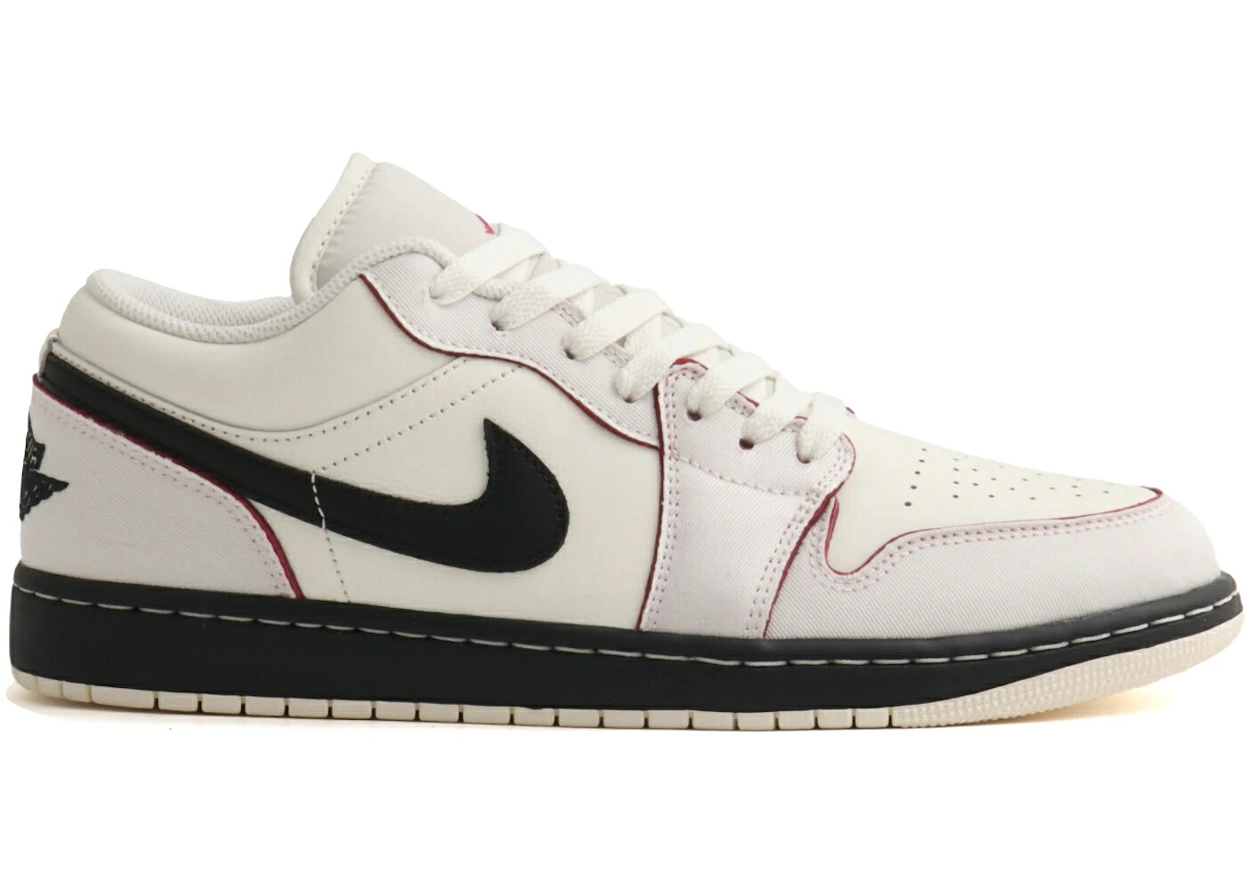 ナイキ ジョーダン 黒いこと 黒いこと スニーカー メンズ JORDAN 1 LOW SE SAIL BLACK SWEET BEET / SAIL BLACK SWEET BEET