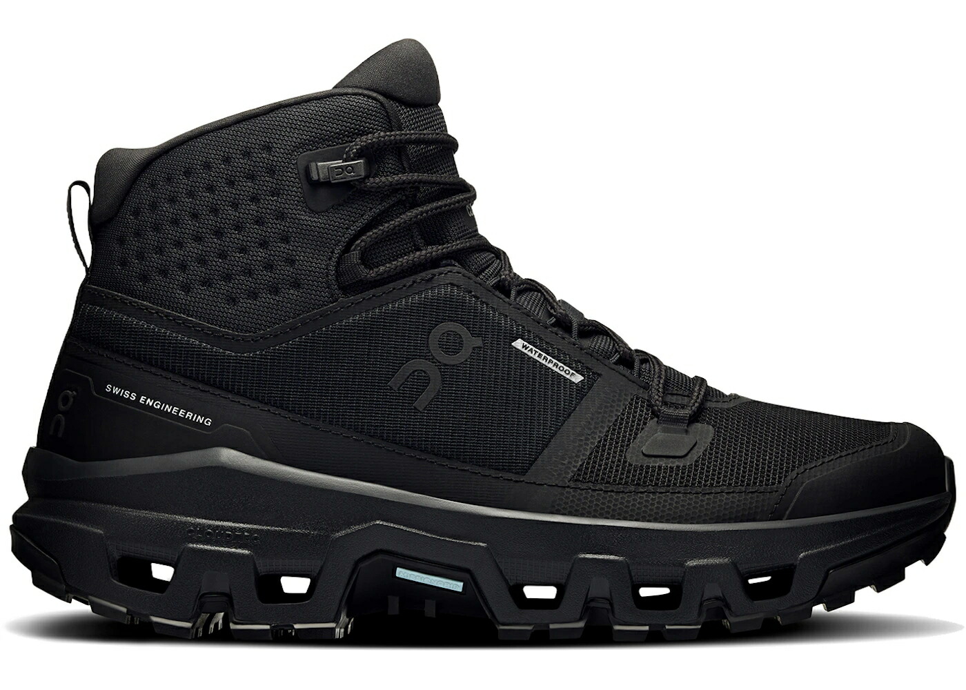 オン ミッド 黒いこと 黒いこと WOMEN\u0027S スニーカー レディース ON RUNNING CLOUDROCK MID WATERPROOF BLACK (WOMEN\u0027S) / BLACK BLACK