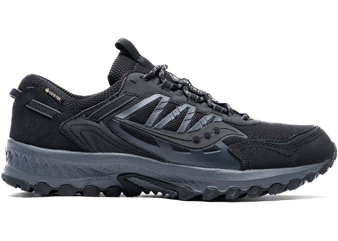 サッカニー ゴアテックス 黒いこと 黒いこと スニーカー メンズ SAUCONY GRID PEAK GORE-TEX BLACK /