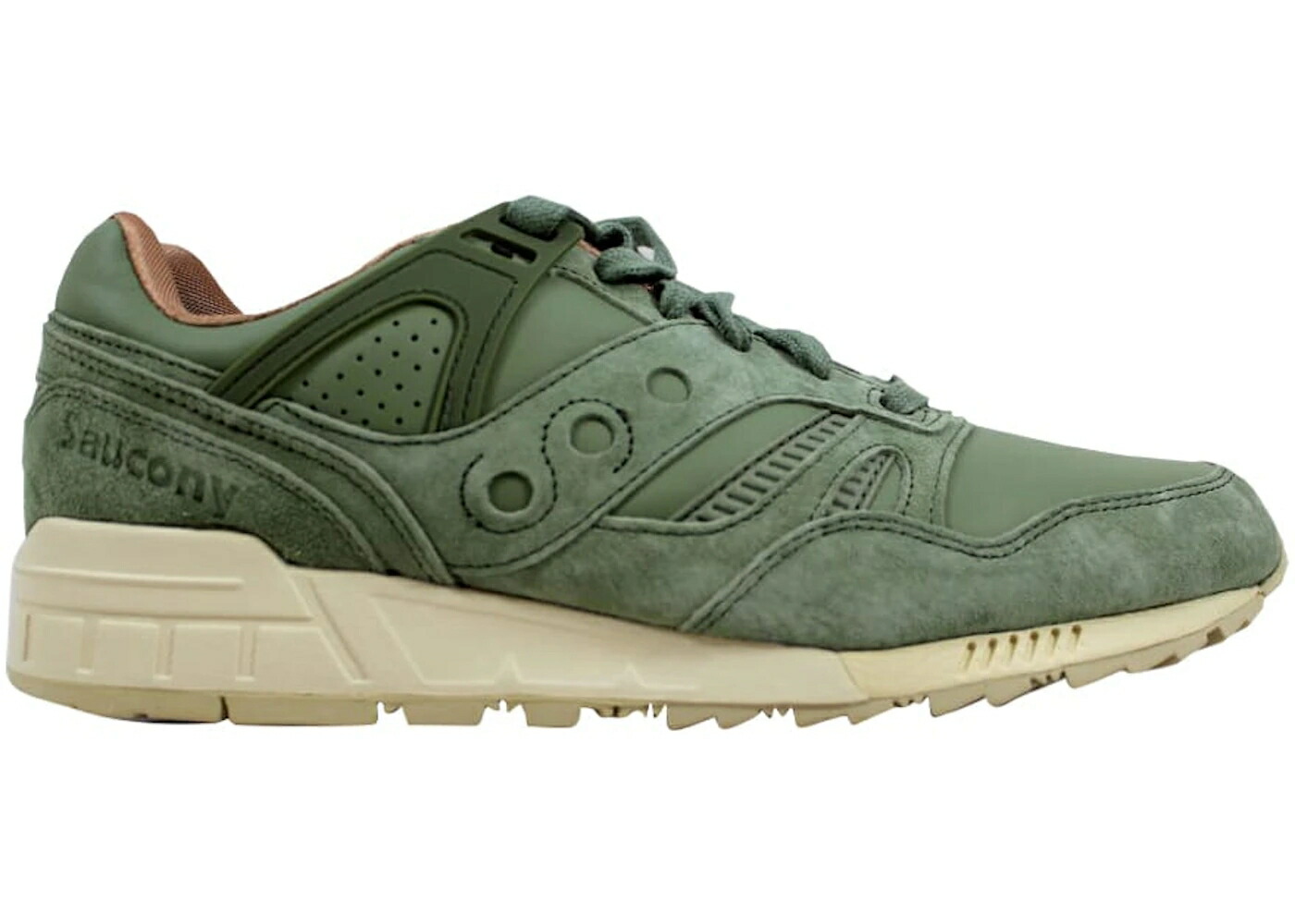 サッカニー 緑 緑であること スニーカー メンズ SAUCONY GRID SD GREEN /