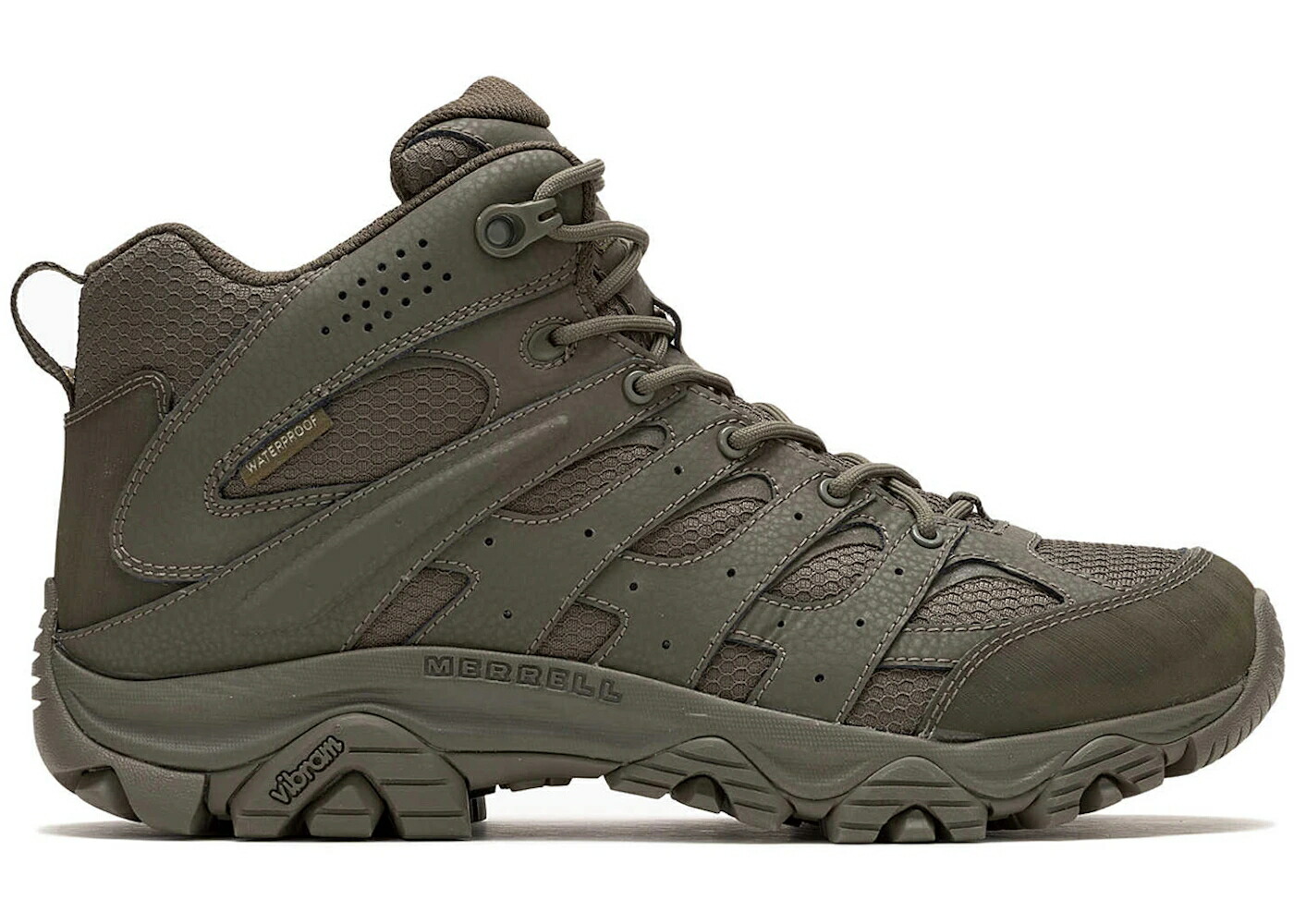 メレル ミッド オリーブ スニーカー メンズ MERRELL MOAB 3 MID TACTICAL WATERPROOF DARK OLIVE / DARK OLIVE