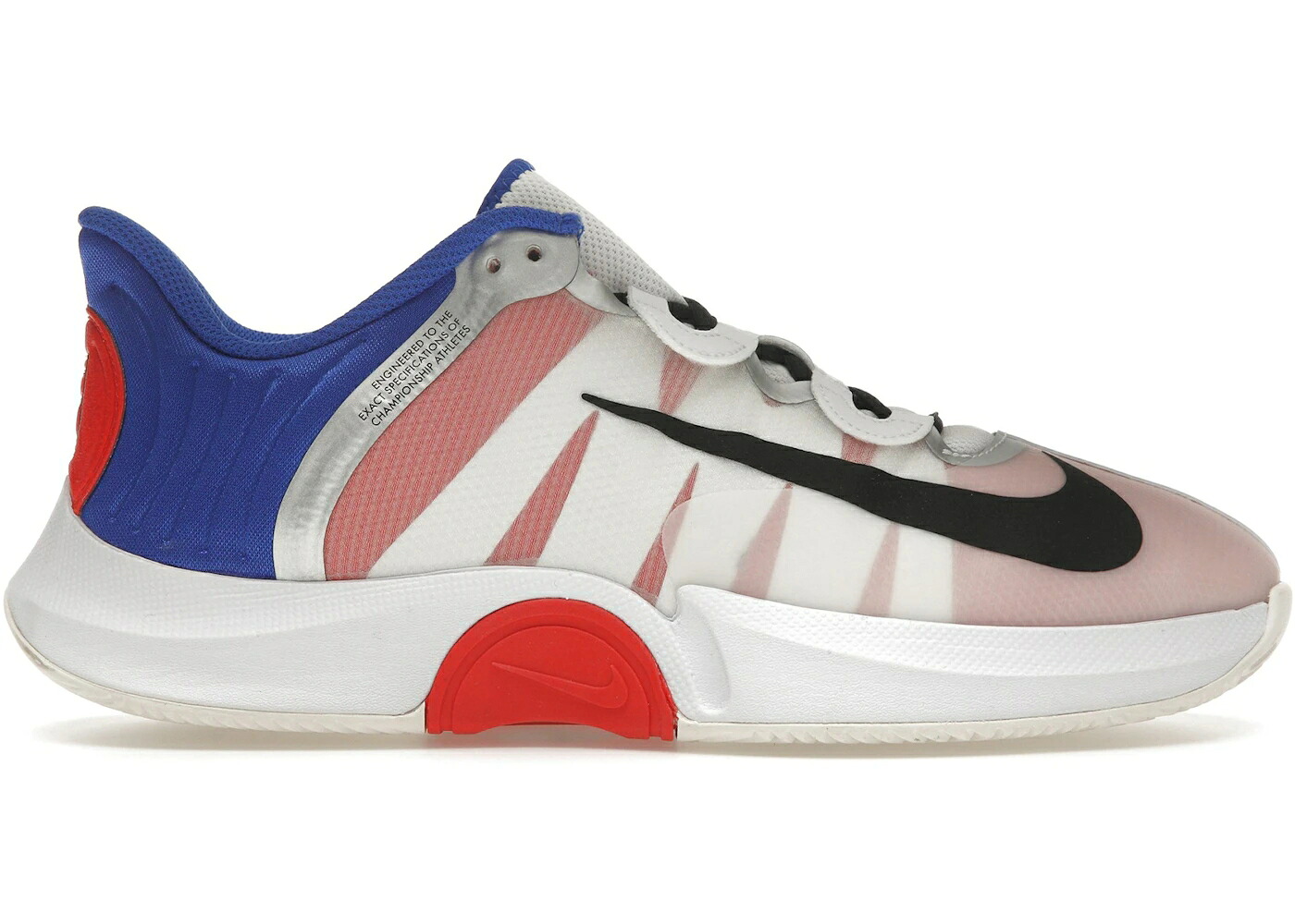 ナイキ 厚地の外套 望遠レンズ ターボ 白いこと 白いこと 青碧 青碧 クリムゾン スニーカー メンズ NIKE COURT AIR ZOOM GP TURBO WHITE RACER BLUE LIGHT CRIMSON / WHITE RACER BLUE LIGHT CRIMSON