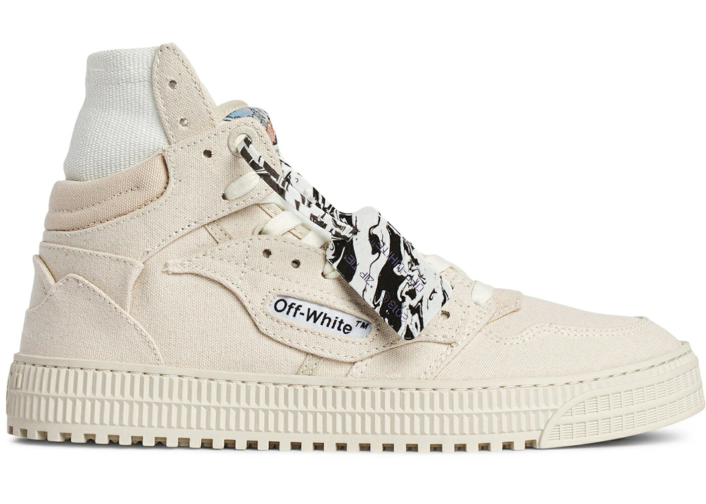 象牙色 ベージュ 3.0 スニーカー メンズ OFF-WHITE OFF-COURT CANVAS BEIGE SS21 / BEIGE BEIGE