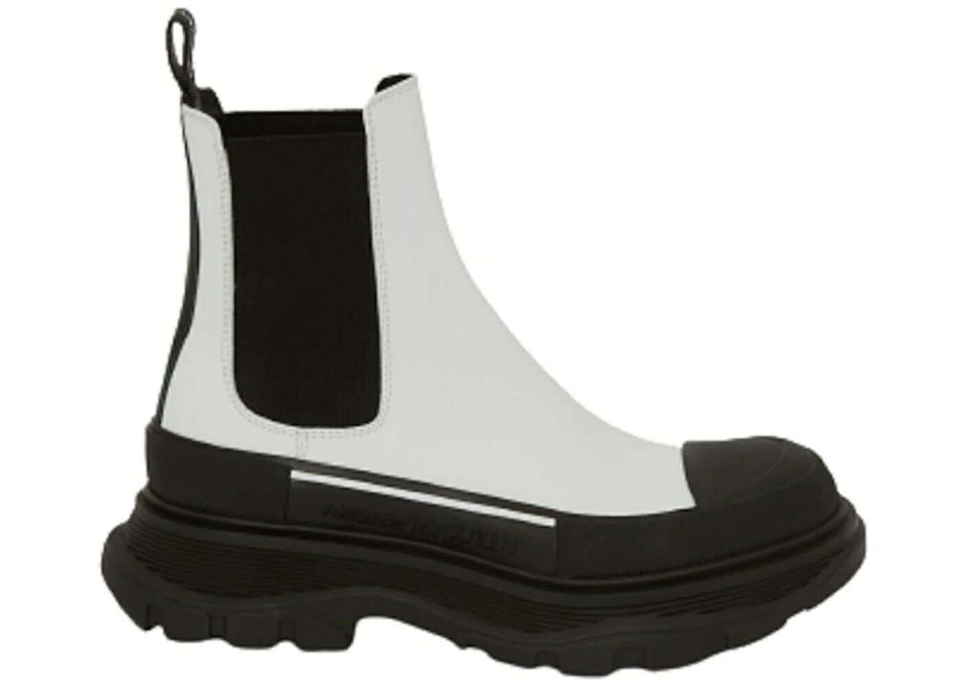 アレキサンダーマックイーン ブーツ 白いこと 白いこと 黒いこと 黒いこと WOMEN\u0027S スニーカー レディース ALEXANDER MCQUEEN ALEXANDER MCQUEEN TREAD SLICK BOOT WHITE BLACK (WOMEN\u0027S) / WHITE BLACK