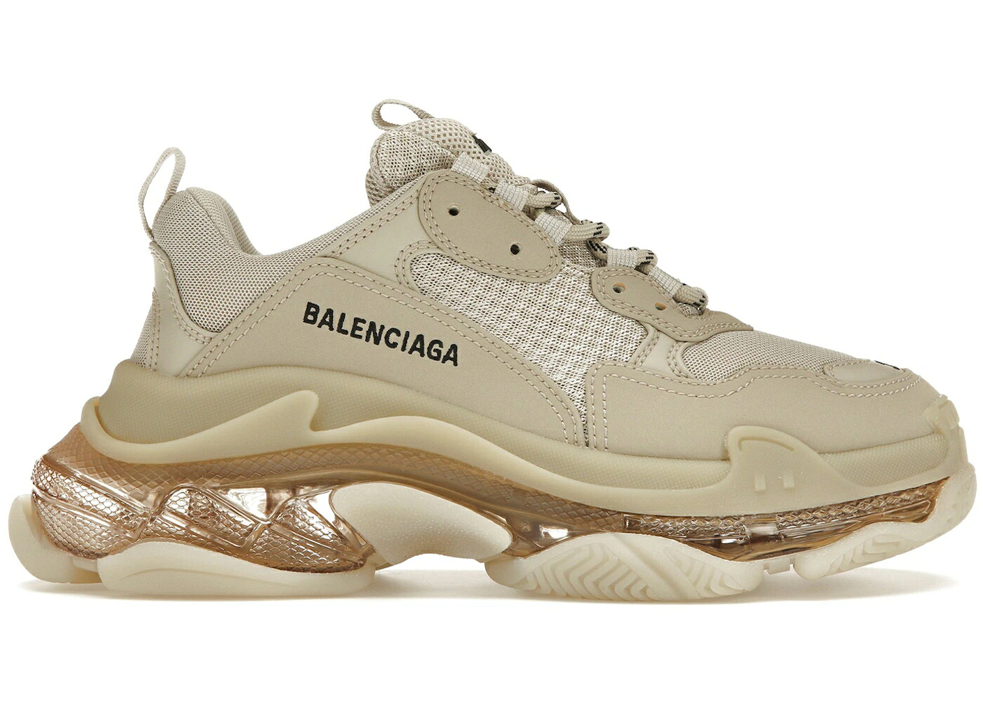 バレンシアガ 象牙色 WOMEN\u0027S スニーカー レディース BALENCIAGA TRIPLE S CRYSTAL CLEAR SOLE (WOMEN\u0027S) / IVORY