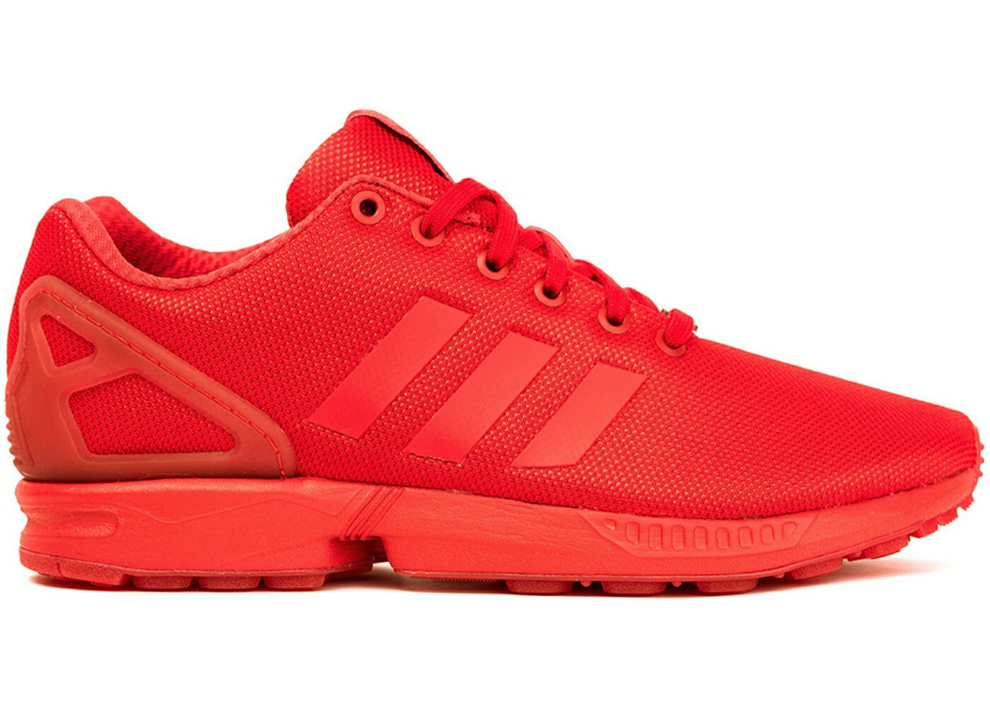 アディダス 赤 赤いこと スニーカー メンズ ADIDAS ZX FLUX TRIPLE RED / RED RED RED