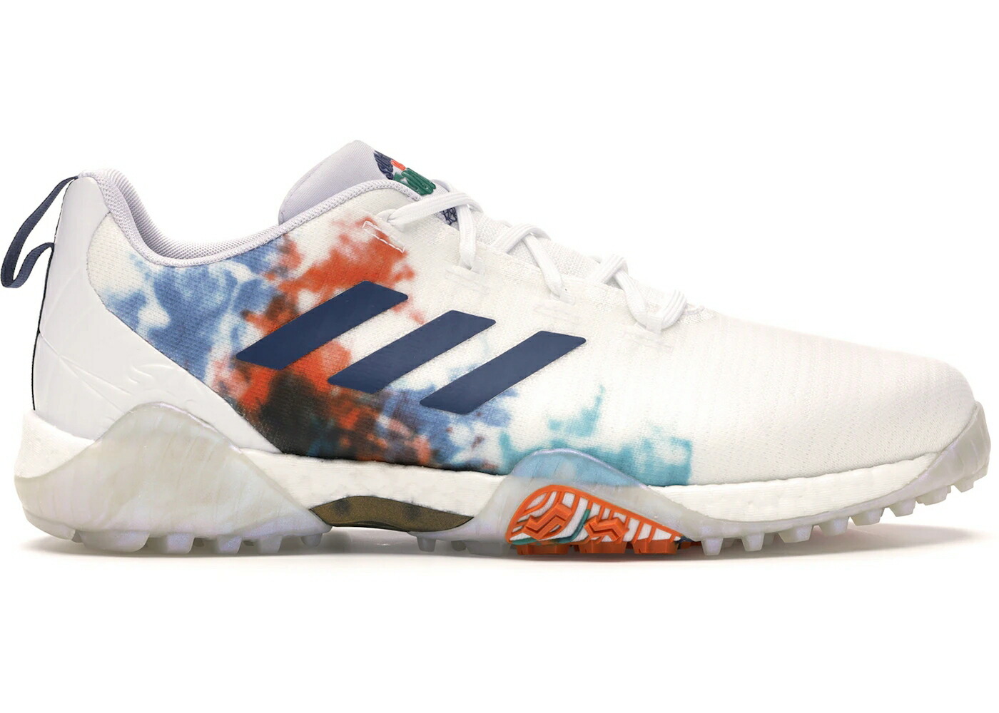 アディダス 炎節 ゴルフ 白いこと 白いこと ゴールド テック スニーカー メンズ ADIDAS CODECHAOS SUMMER OF GOLF / CLOUD WHITE GOLD METALLIC TECH