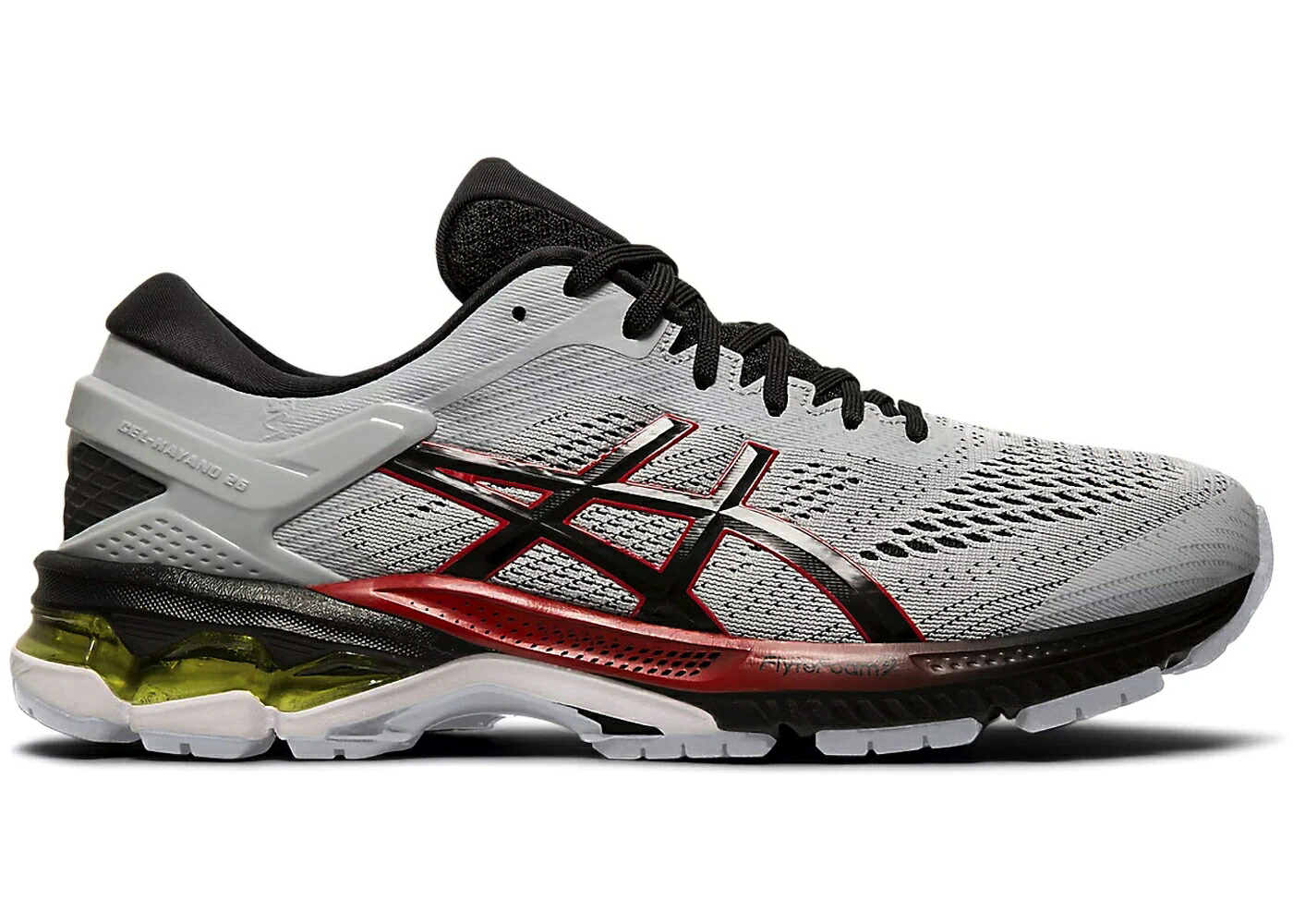 アシックス 灰色 グレー 黒色 ブラック スニーカー メンズ ASICS GEL-KAYANO 26 PIEDMONT GREY BLACK / PIEDMONT GREY BLACK｜スニケス