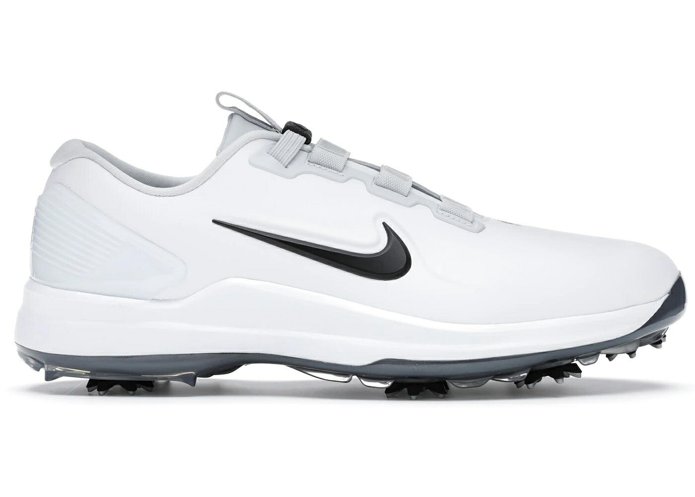 ナイキ 白いこと 白いこと 冷やりとした 薄墨色 薄墨色 純一無雑 スニーカー メンズ NIKE TIGER WOODS 71 FASTFIT WHITE / WHITE METALLIC COOL GREY PURE