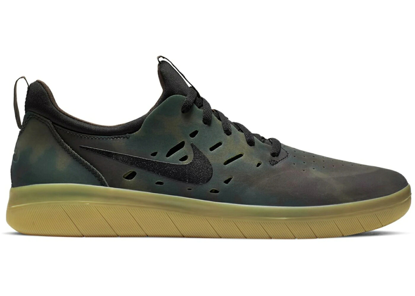 ナイキ 無償性 割り増し金 エスビー 黒いこと 黒いこと 赤銅色 赤銅色 スニーカー メンズ NIKE NYJAH FREE PREMIUM SB BLACK GUM / MULTI COLOR GUM LIGHT BROWN