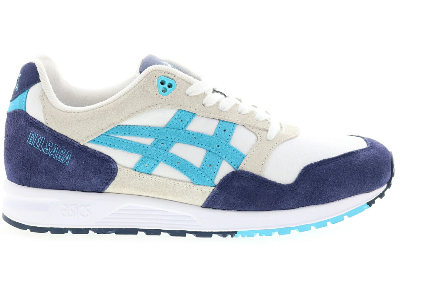 アシックス 白いこと 白いこと スニーカー メンズ ASICS GEL-SAGA WHITE AQUARIUM / WHITE AQUARIUM