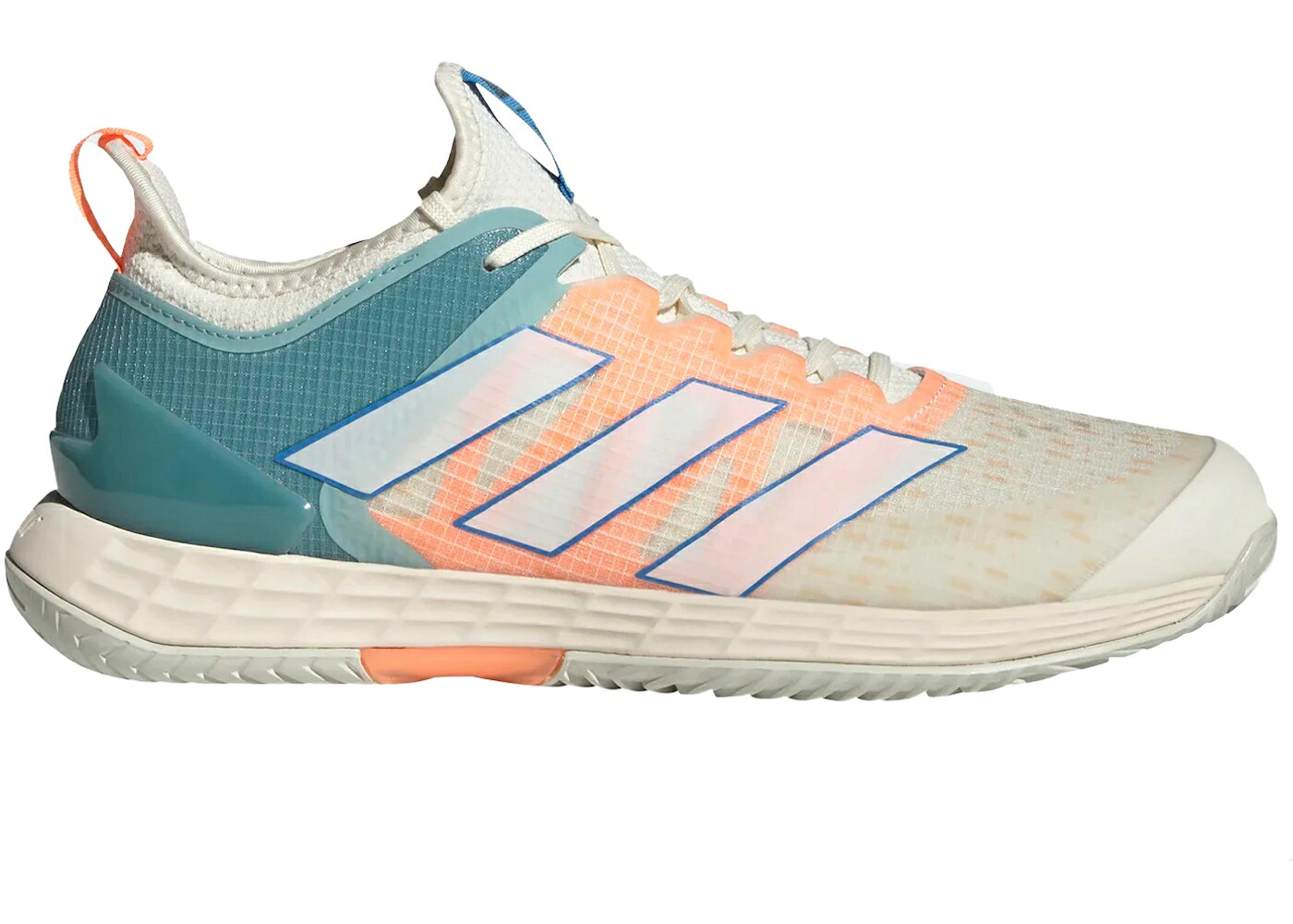 アディダス アディゼロ 白色 ホワイト 橙 オレンジ スニーカー メンズ ADIDAS ADIZERO UBERSONIC 4 OFF WHITE BEAM ORANGE / OFF WHITE CLOUD WHITE BEAM｜スニケス