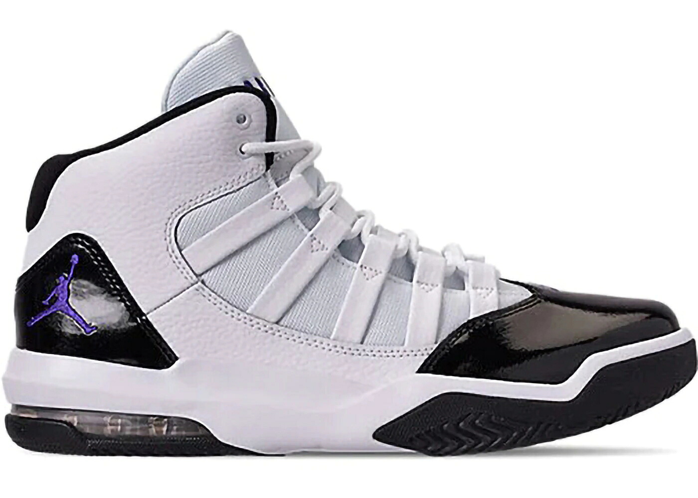 ナイキ ジョーダン マックス オーラ コンコルド コンコード 白色 ホワイト 黒色 ブラック スニーカー メンズ JORDAN MAX AURA CONCORD / WHITE DARK CONCORD BLACK|スニケス