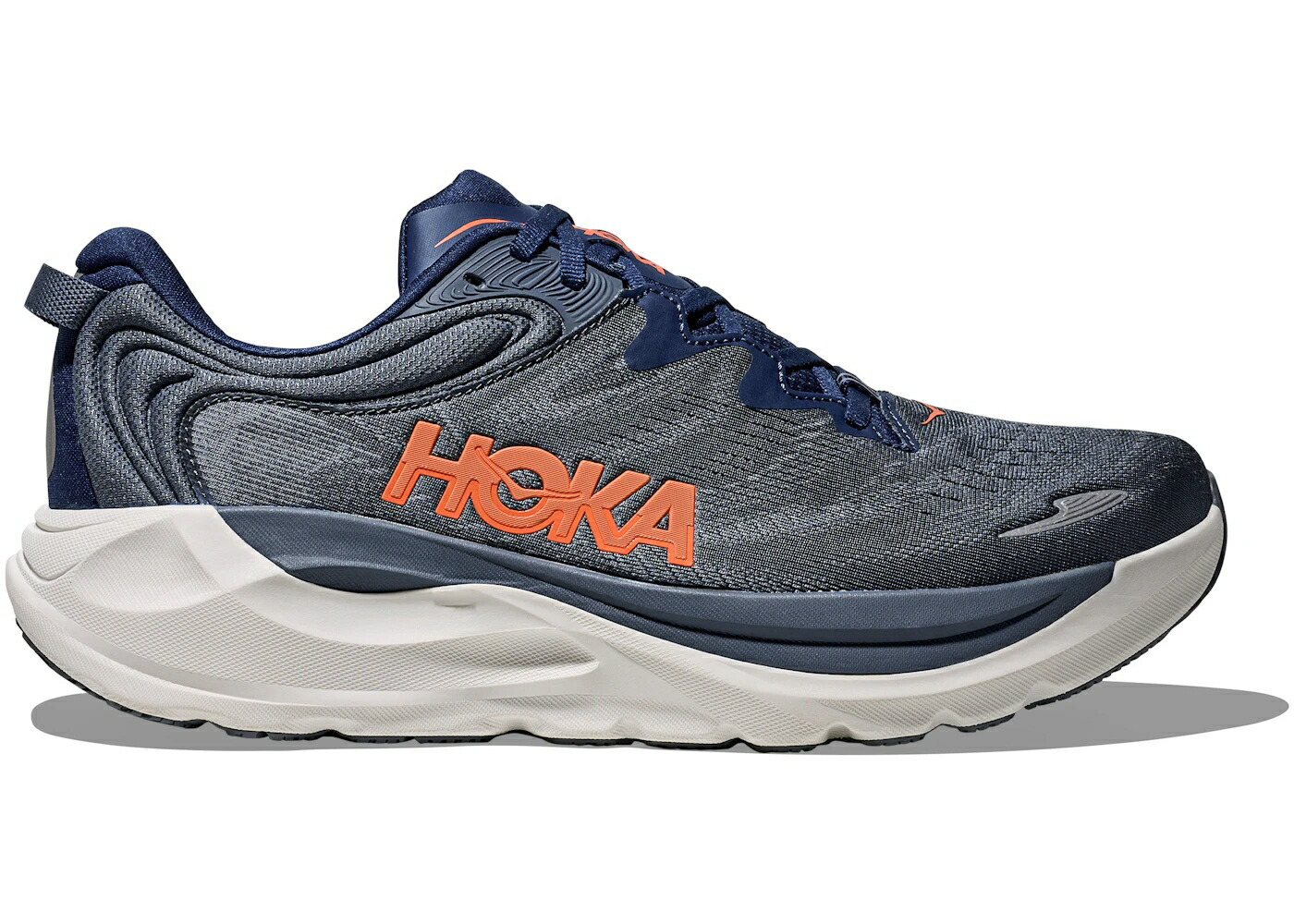 ホカオネオネ 青碧 青碧 紺色 米国海軍 スニーカー メンズ HOKA ONE ONE HOKA ONE GAVIOTA 6 MIDNIGHT BLUE FADED NAVY / MIDNIGHT BLUE FADED NAVY