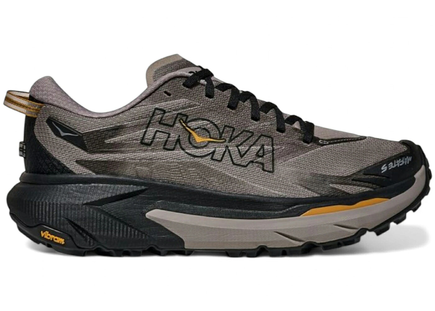 ホカオネオネ 薄墨色 シメント 黒いこと 黒いこと スニーカー メンズ HOKA ONE ONE HOKA ONE MAFATE 5 SKYWARD CEMENT BLACK / SKYWARD CEMENT BLACK
