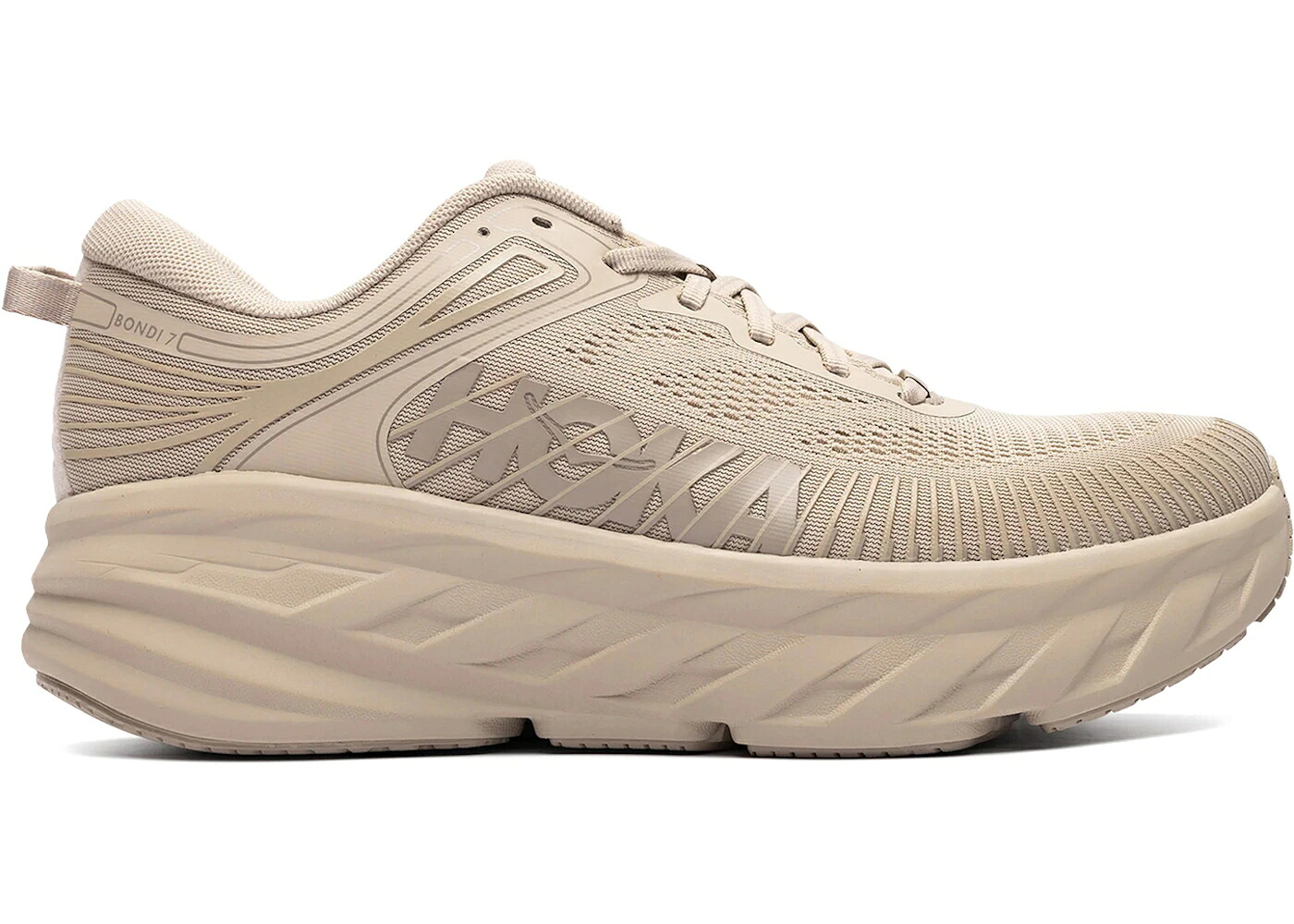 ホカオネオネ スニーカー メンズ HOKA ONE ONE HOKA ONE BONDI 7 RAW LINEN / RAW LINEN