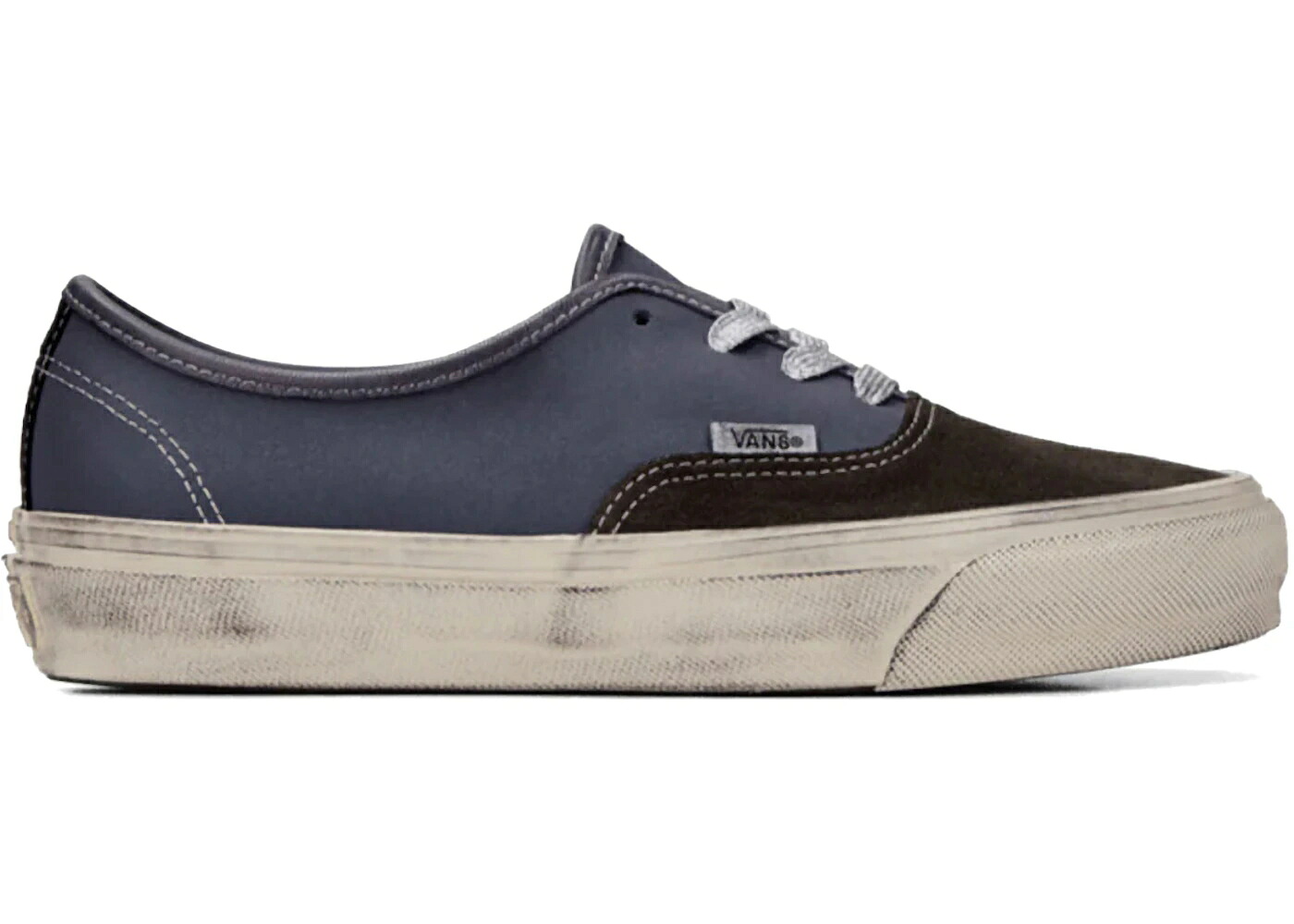 ヴァンズ バンズ オーセンティック しろがね色 スチール写真 スニーカー メンズ VANS LX AUTHENTIC 44 AGED COAL STEEL / AGED COAL STEEL