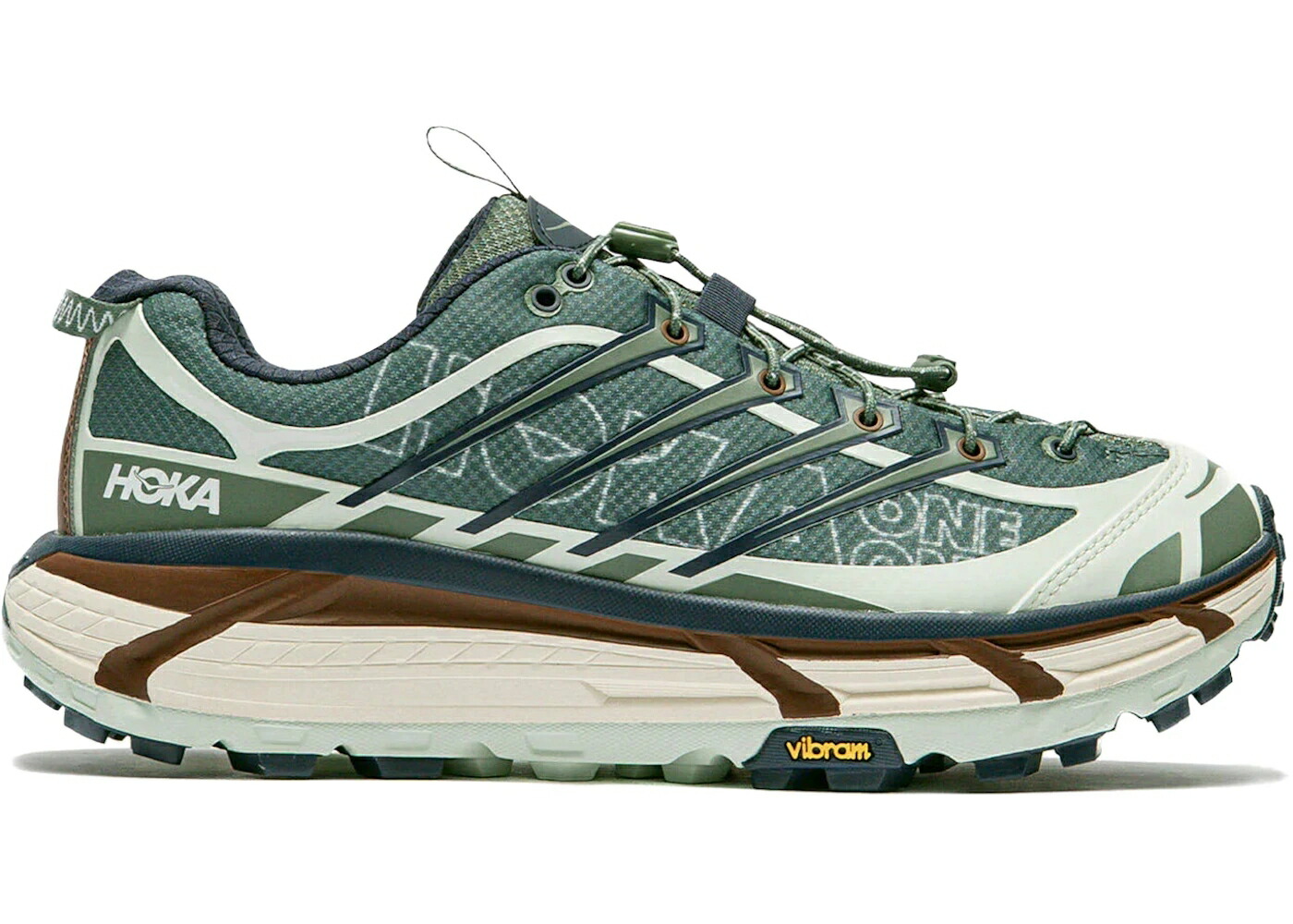 ホカオネオネ 紺色 米国海軍 スニーカー メンズ HOKA ONE ONE HOKA ONE MAFATE THREE2 WORDMARK FERN / FERN VARSITY NAVY