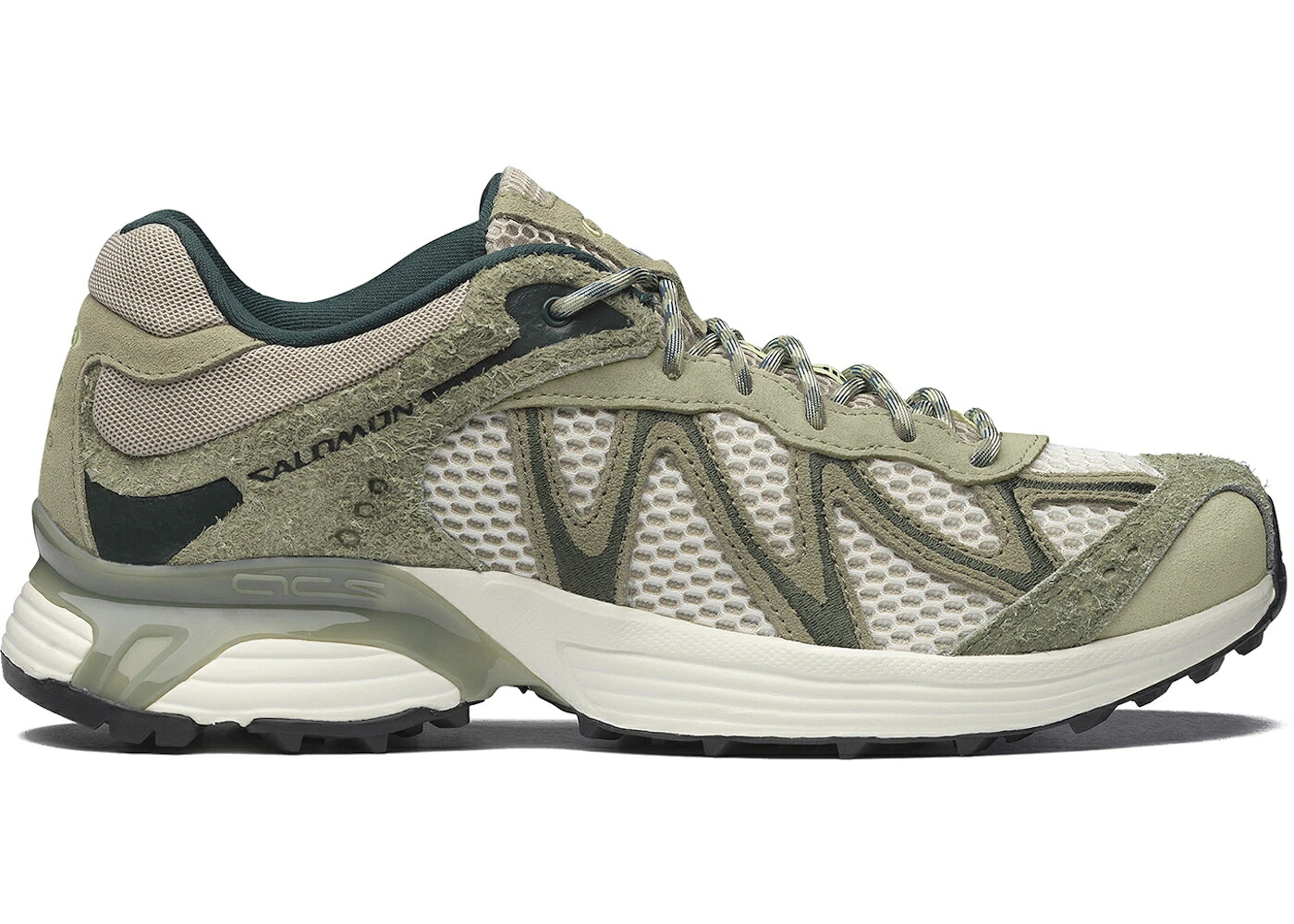 サロモン ディープ 緑 緑であること スニーカー メンズ SALOMON XT-WHISPER EMBROIDERY DEEP LICHEN GREEN EUCALYPTUS / DEEP LICHEN GREEN EUCALYPTUS