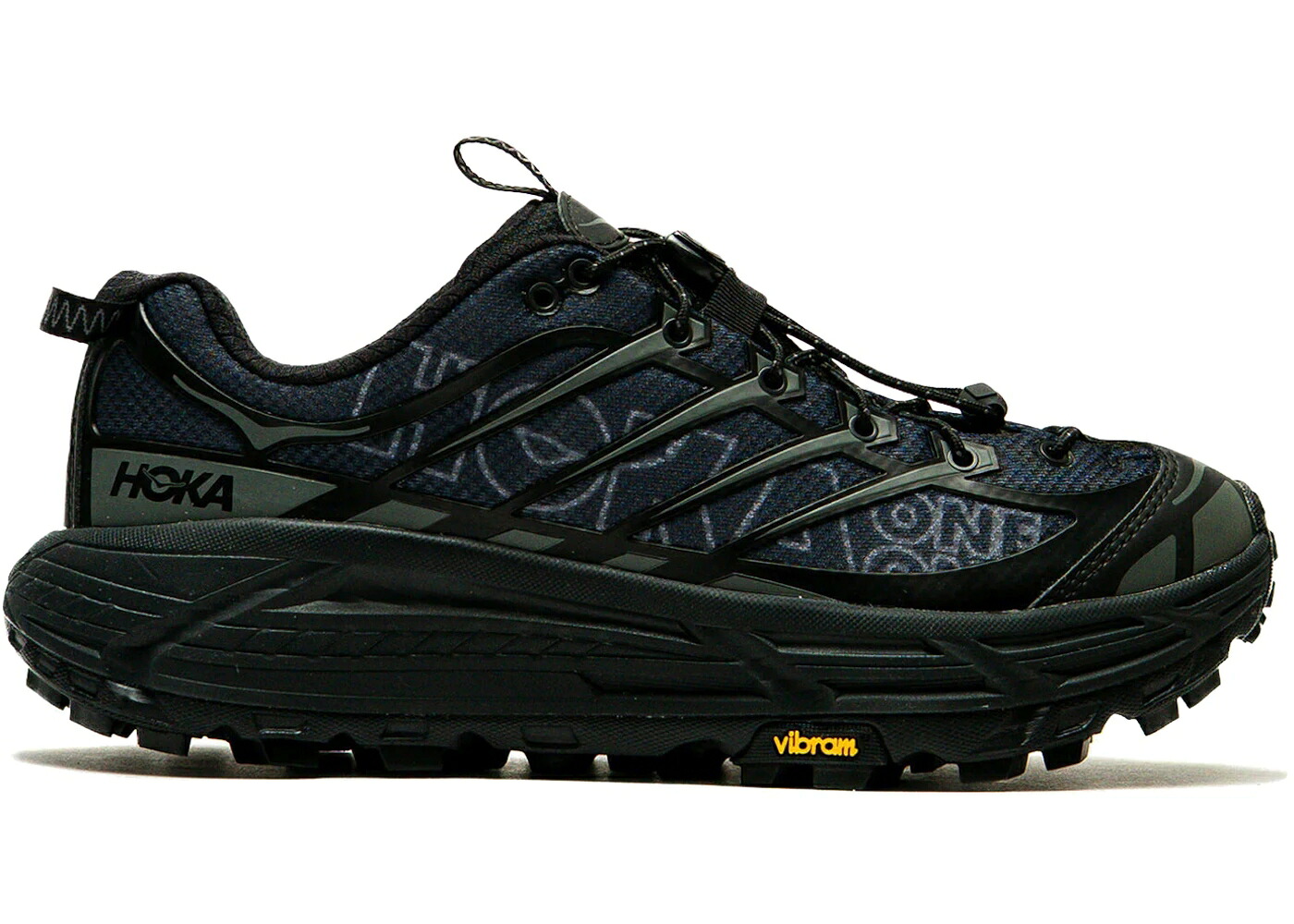 ホカオネオネ 黒いこと 黒いこと スニーカー メンズ HOKA ONE ONE HOKA ONE MAFATE THREE2 WORDMARK BLACK OUTER ORBIT / BLACK OUTER ORBIT