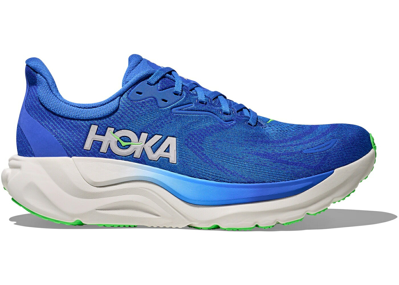 ホカオネオネ 青碧 青碧 緑 緑であること スニーカー メンズ HOKA ONE ONE HOKA ONE ARAHI 8 COBALT BLUE NEON GREEN / COBALT BLUE NEON GREEN
