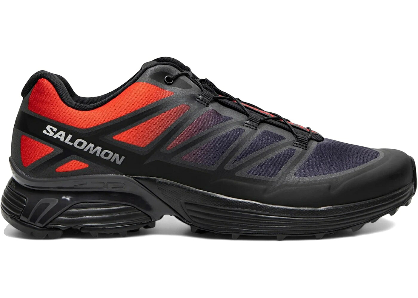 サロモン 黒色 ブラック 赤 レッド スニーカー メンズ SALOMON XT-PATHWAY BLACK FIERY RED / ASPHALT BLACK FIERY RED｜スニケス