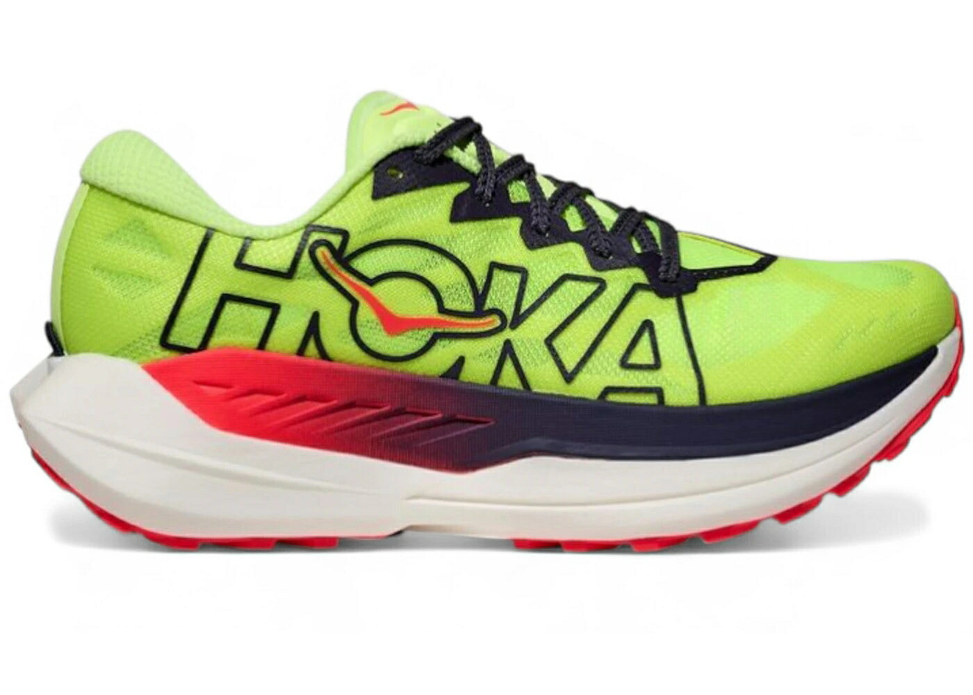 ホカオネオネ スニーカー メンズ HOKA ONE ONE HOKA ONE ROCKET X TRAIL NEON YUZU FLAME / NEON YUZU NEON FLAME