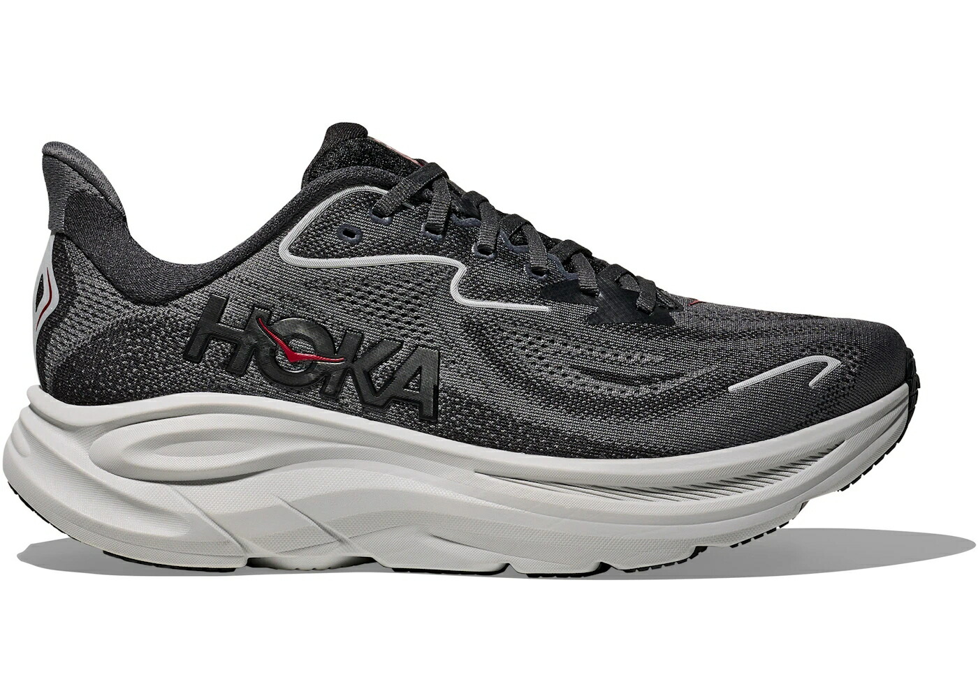 ホカオネオネ 炭素 黒いこと 黒いこと 薄墨色 薄墨色 スニーカー メンズ HOKA ONE ONE HOKA ONE CLIFTON 10 CARBON BLACK SATELLITE GREY / CARBON BLACK SATELLITE GREY