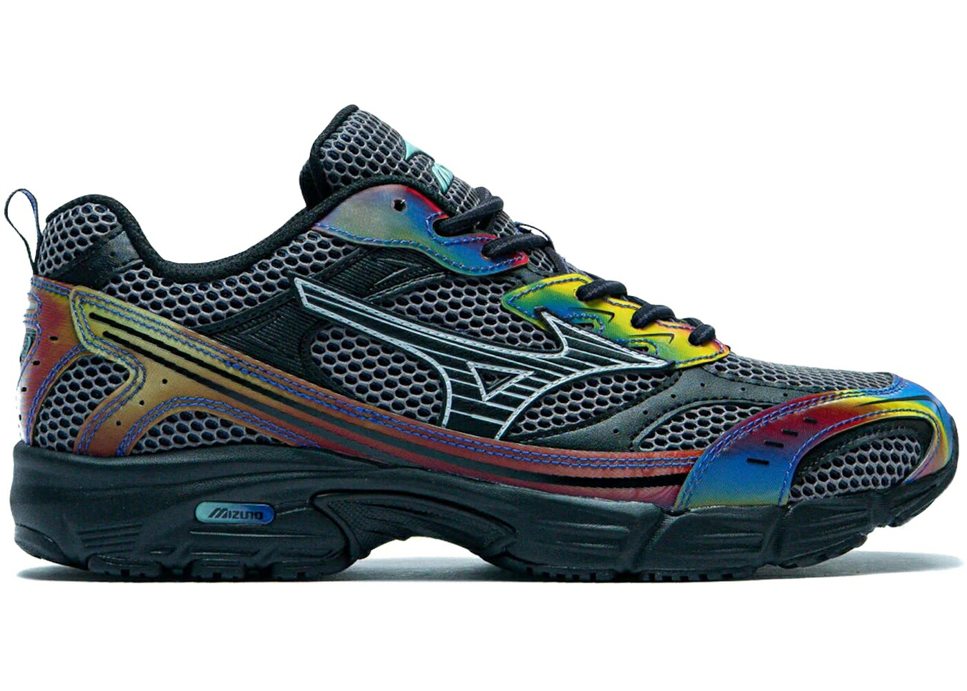 ミズノ 御召しもの ブルース 黒いこと 黒いこと スニーカー メンズ MIZUNO MXR MIDNIGHT VELOCITY DRESS BLUES / DRESS BLUES BLACK SURF THE WEB