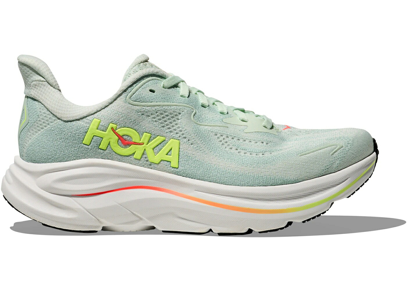 ホカオネオネ WOMEN\u0027S スニーカー レディース HOKA ONE ONE HOKA ONE CLIFTON 10 SEA GLASS NEON FLAME (WOMEN\u0027S) / SEA GLASS NEON FLAME