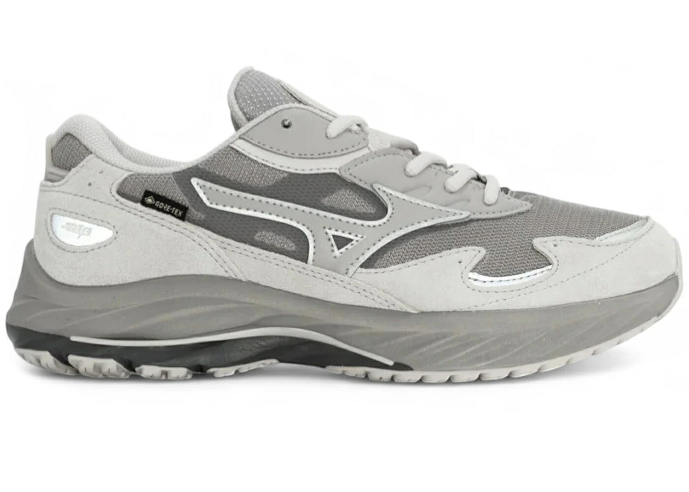 ミズノ 縮くれる ウェイブ ゴアテックス 薄墨色 薄墨色 スニーカー メンズ MIZUNO WAVE RIDER BETA GORE-TEX WIND CHIME OPAL GREY QUIET SHADE / WIND CHIME OPAL GREY QUIET SHADE