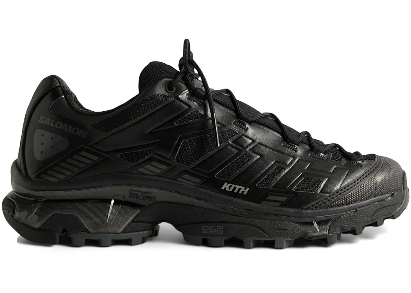 サロモン 黒いこと 黒いこと スニーカー メンズ SALOMON XT-4K KITH BLACK / BLACK BLACK BLACK