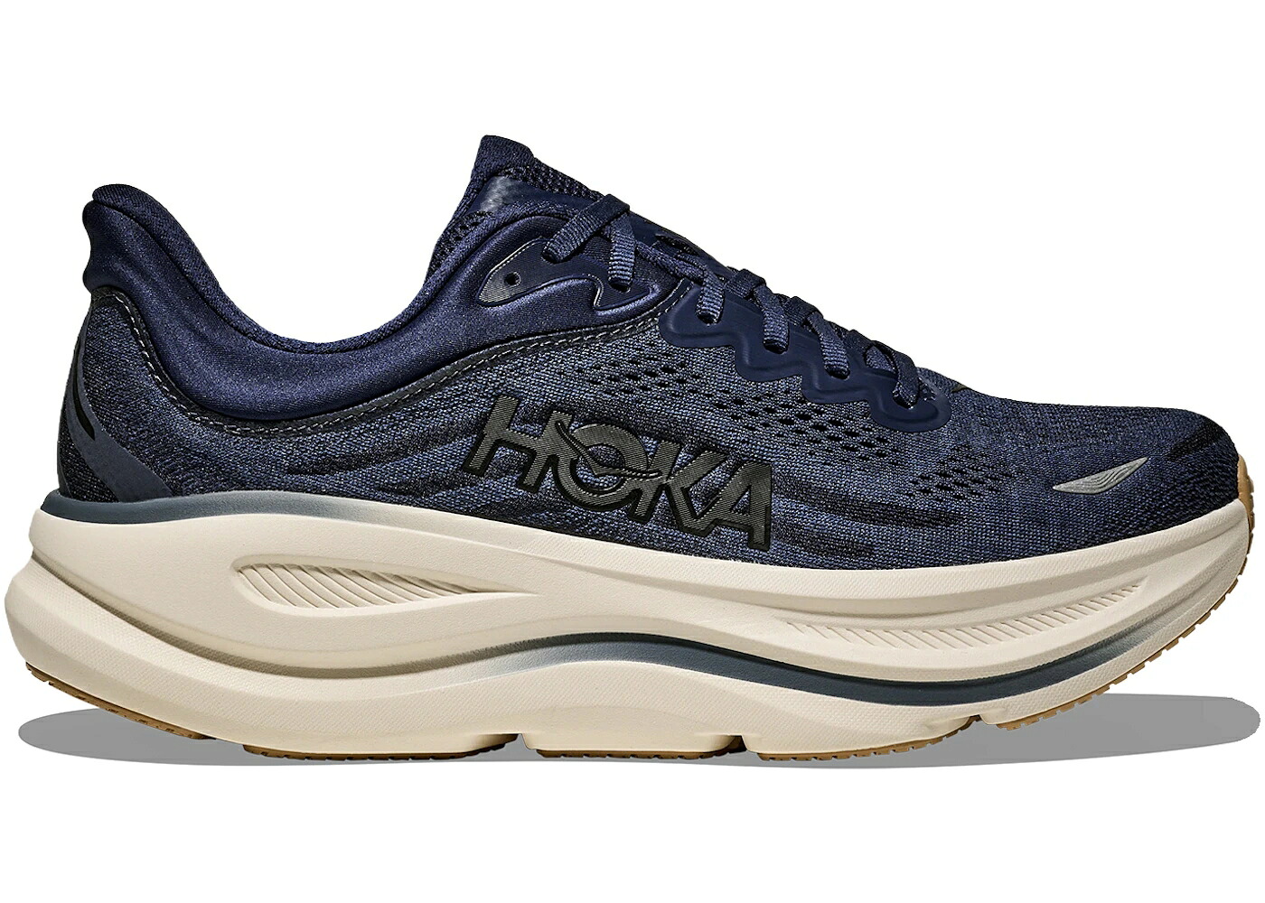 ホカオネオネ 青碧 青碧 紺色 米国海軍 スニーカー メンズ HOKA ONE ONE HOKA ONE BONDI 9 MIDNIGHT BLUE VARSITY NAVY / MIDNIGHT BLUE VARSITY NAVY
