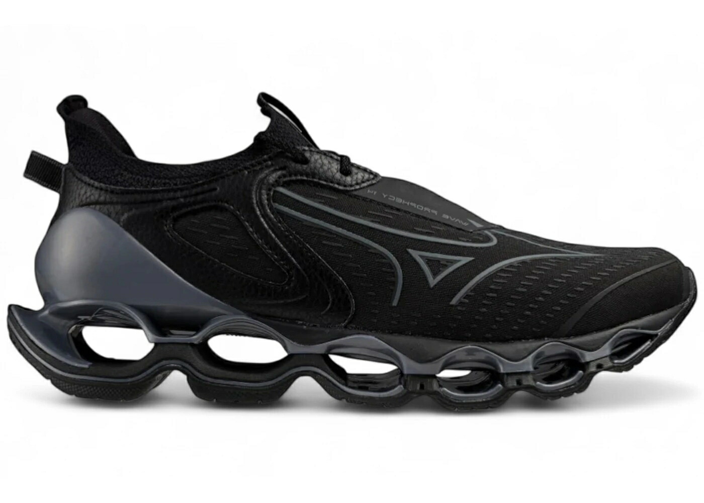 ミズノ 縮くれる ウェイブ 黒いこと 黒いこと 薄墨色 薄墨色 スニーカー メンズ MIZUNO INFINITY WAVE BLACK METALLIC GREY / BLACK METALLIC GREY