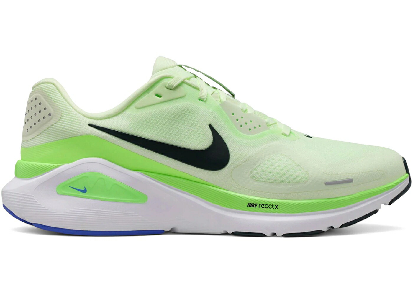 ナイキ 菩提樹 ブラジャー同盟罷工 スニーカー メンズ NIKE STRUCTURE 26 VOLT TINT LIME BLAST SAPPHIRE / VOLT TINT LIME BLAST SAPPHIRE