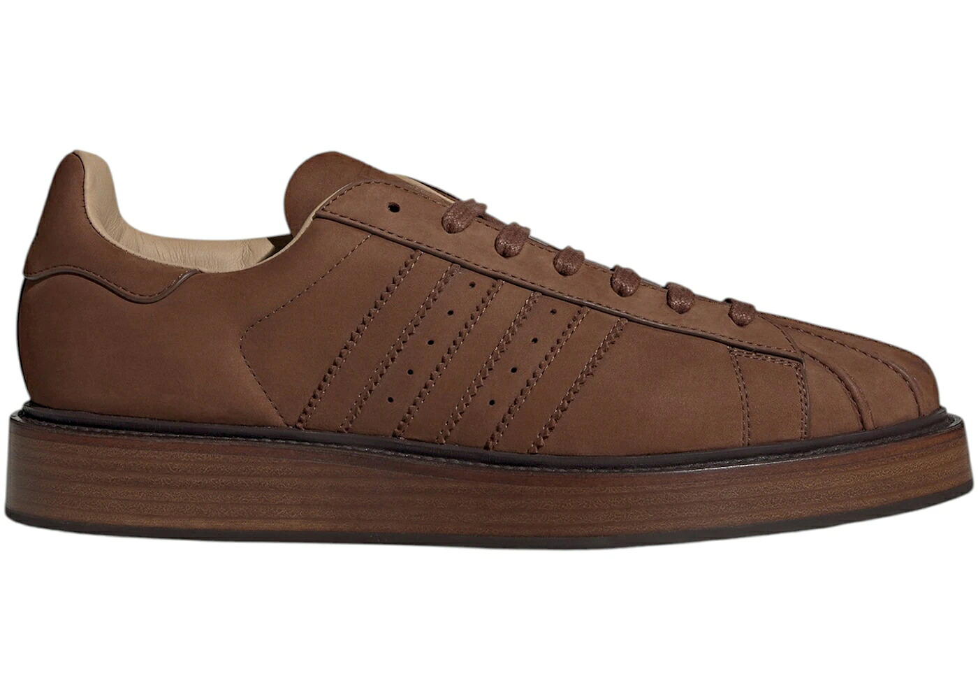 アディダス はやりっ子 赤銅色 赤銅色 スニーカー メンズ ADIDAS SUPERSTAR LUX MADE IN ITALY PRELOVED BROWN / PRELOVED BROWN PRELOVED BROWN