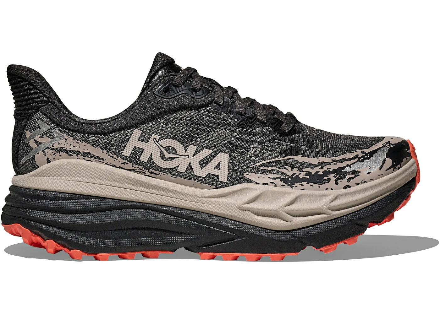 ホカオネオネ 黒いこと 黒いこと WOMEN\u0027S スニーカー レディース HOKA ONE ONE HOKA ONE STINSON 7 BLACK PUTTY (WOMEN\u0027S) / BLACK PUTTY