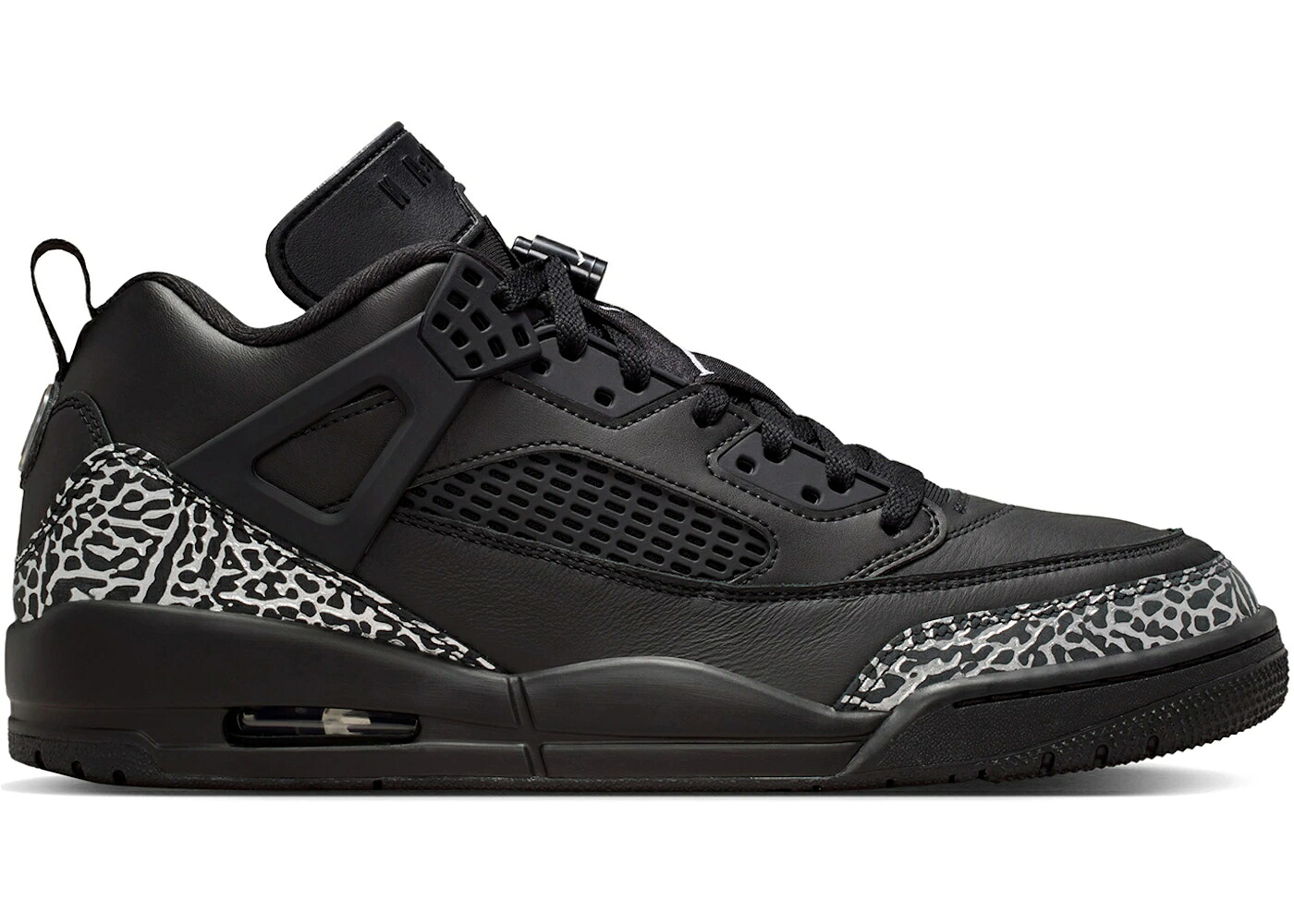 ナイキ ジョーダン 黒いこと 黒いこと しろがね色 しろがね色 スニーカー メンズ JORDAN SPIZIKE LOW BLACK METALLIC SILVER / BLACK BLACK METALLIC SILVER