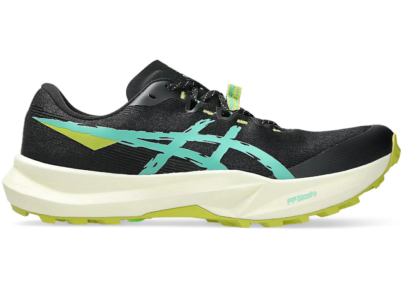 アシックス 点火装置 黒いこと 黒いこと 緑 緑であること スニーカー メンズ ASICS FUJI LITE 6 BLACK AURORA GREEN / BLACK AURORA GREEN