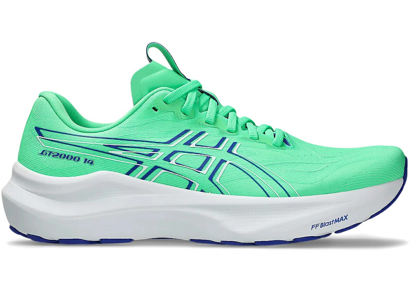 アシックス 緑 緑であること はち切れる スニーカー メンズ ASICS GT-2000 14 VITAL GREEN COBALT BURST / VITAL GREEN COBALT BURST