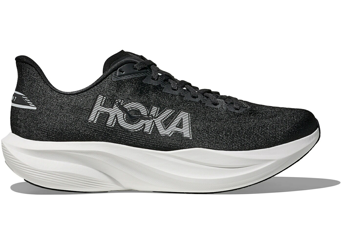 ホカオネオネ 黒いこと 黒いこと 白いこと 白いこと スニーカー メンズ HOKA ONE ONE HOKA ONE MACH 7 BLACK WHITE / BLACK WHITE