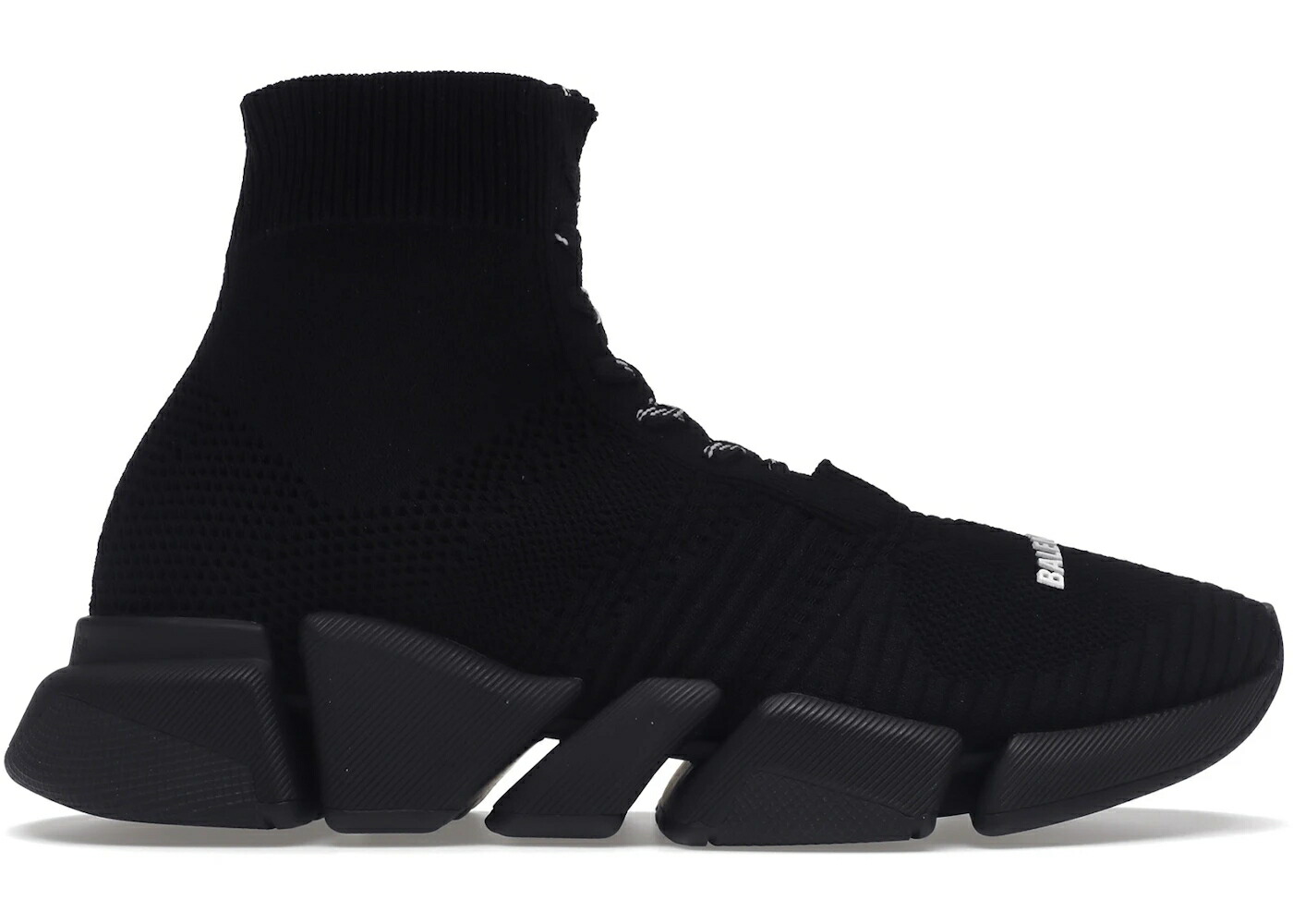 バレンシアガ 素早さ 黒いこと 黒いこと 2.0 スニーカー メンズ BALENCIAGA SPEED LACE UP BLACK /