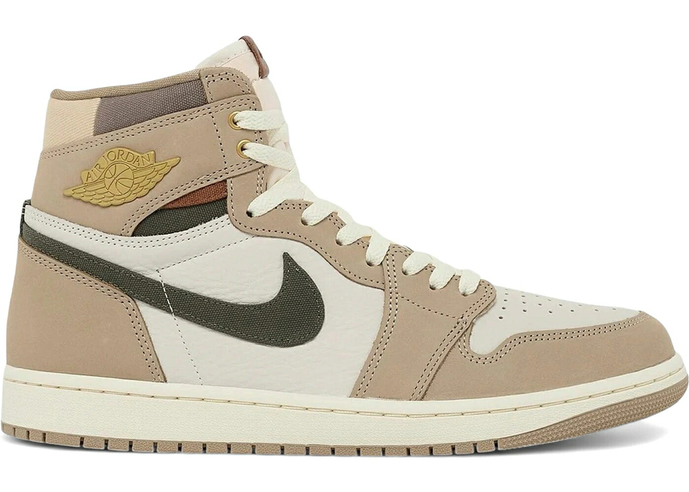 ナイキ ジョーダン ご機嫌 カーキ 積貨委託貨物 WOMEN\u0027S スニーカー レディース JORDAN 1 RETRO HIGH OG KHAKI (WOMEN\u0027S) / KHAKI MULTI COLOR SAIL CARGO