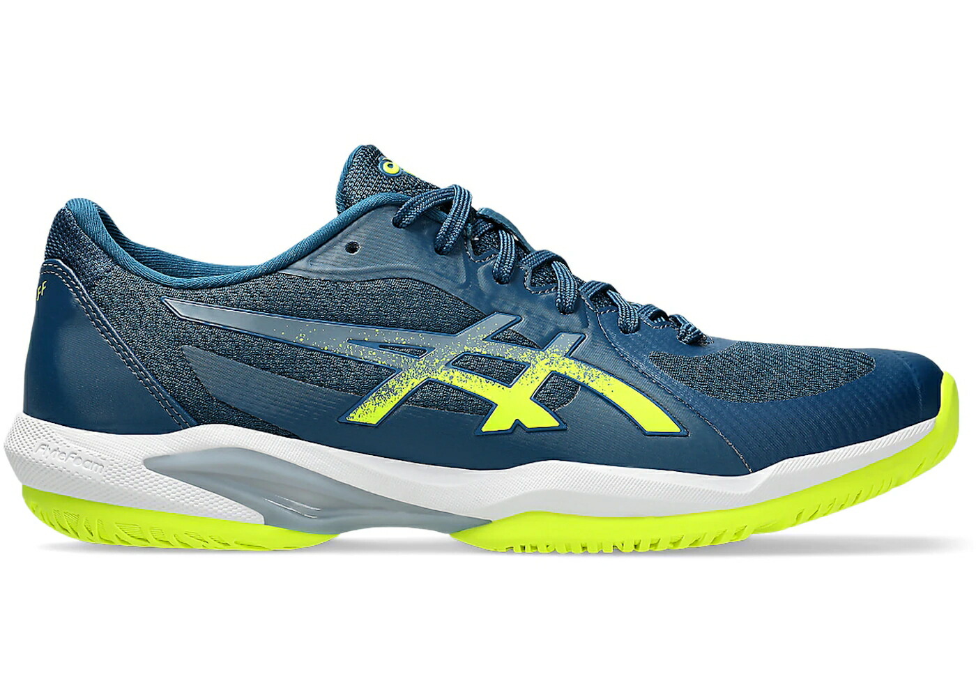 アシックス 青碧 青碧 黄味がかった 黄色 スニーカー メンズ ASICS SOLUTION SWIFT FF 2 CLAY MAKO BLUE SAFETY YELLOW / MAKO BLUE SAFETY YELLOW