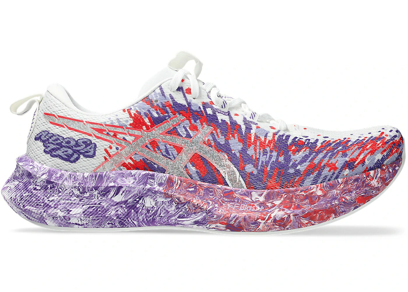アシックス 白いこと 白いこと 紫 パープル スニーカー メンズ ASICS NOOSA TRI 16 WHITE EDO PURPLE / WHITE EDO PURPLE