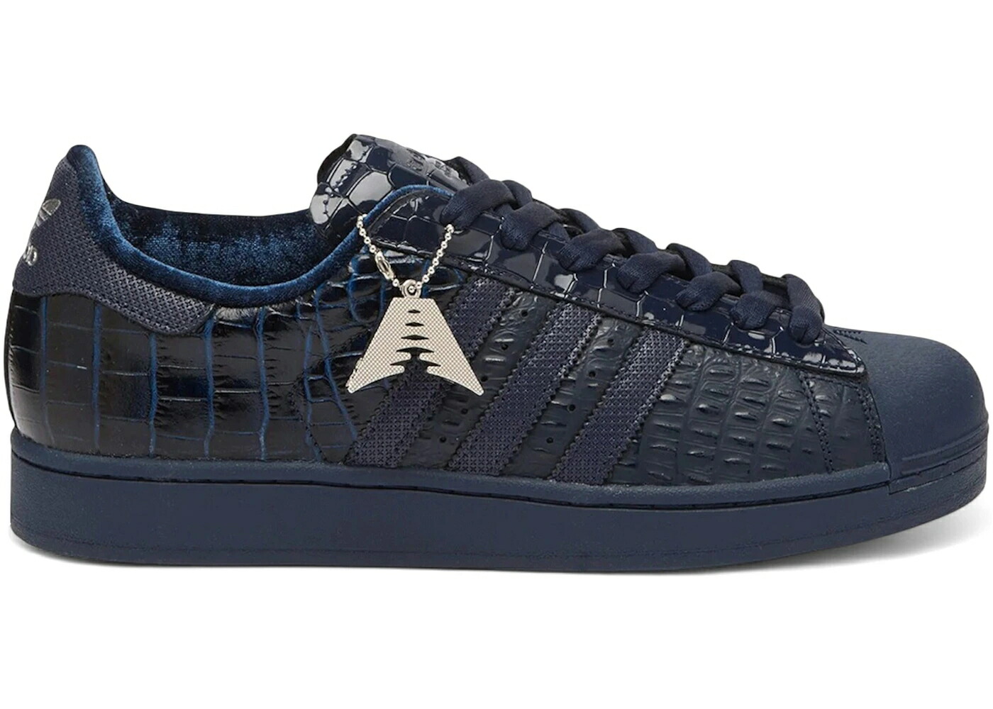 アディダス はやりっ児 アンソニー 紺色 米国海軍 スニーカー メンズ ADIDAS SUPERSTAR II ANTHONY EDWARDS NAVY CROC / NAVY NAVY NAVY