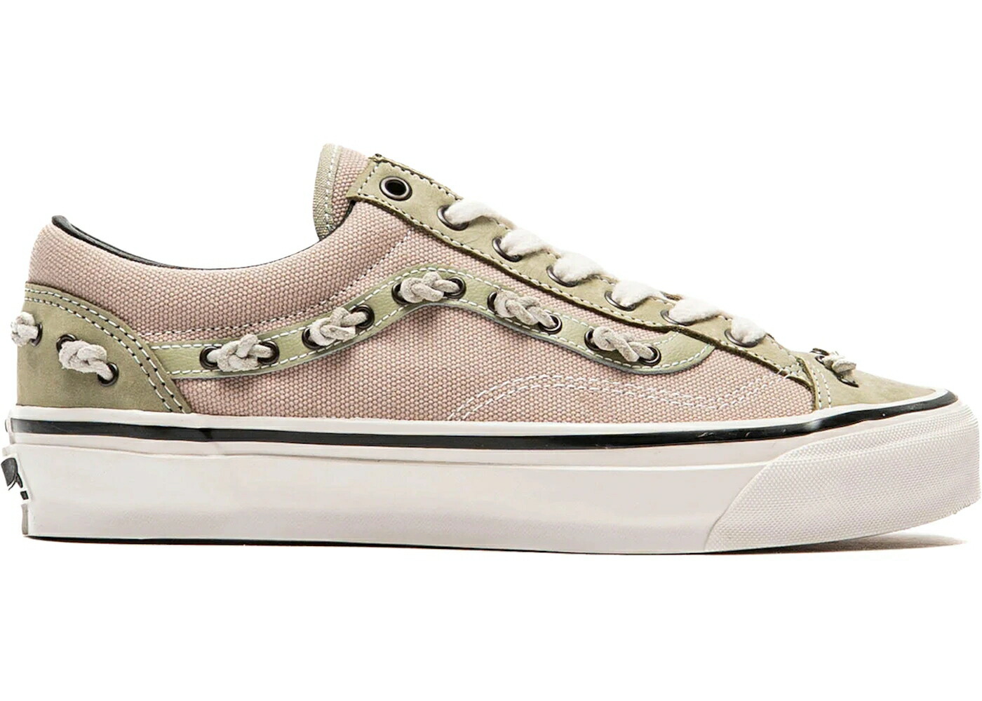 ヴァンズ バンズ 緑 緑であること さくら色 年寄りの学院 スニーカー メンズ VANS OTW OLD SKOOL 36 KNOT VIBRAM GREEN PINK / GREEN PINK