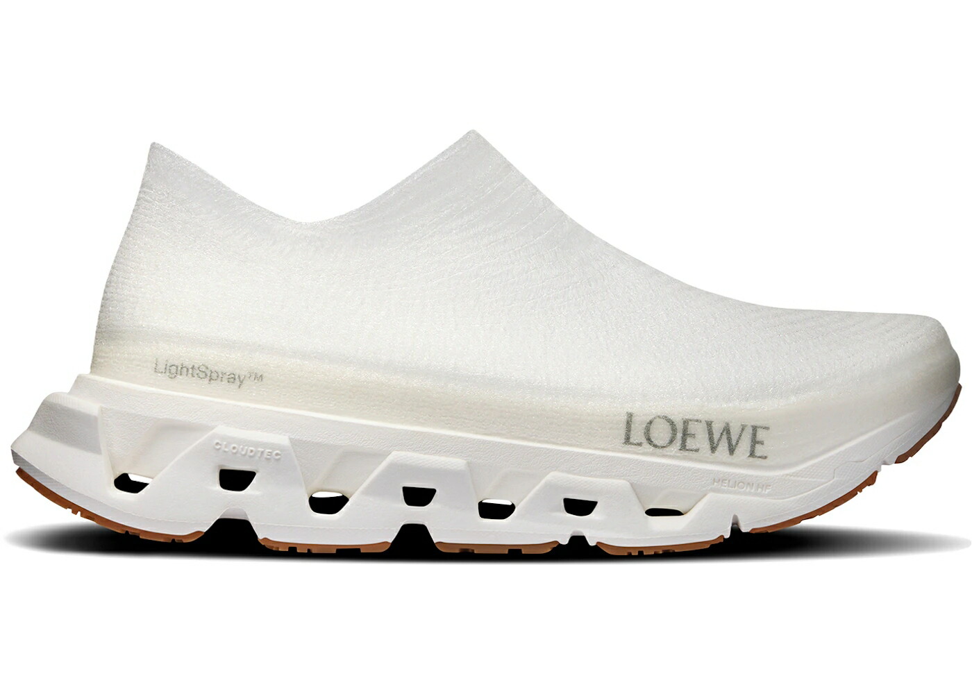オン 白いこと 白いこと スニーカー メンズ ON RUNNING LIGHTSPRAY CLOUDMONSTER LOEWE WHITE /